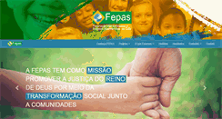 Desktop Screenshot of fepas.org.br